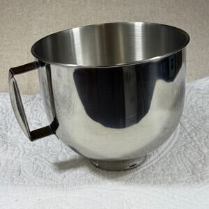 NWOT KitchenAid Silver Stainless Steel Mixing Bowl Replacement Stand Mixer Bowl